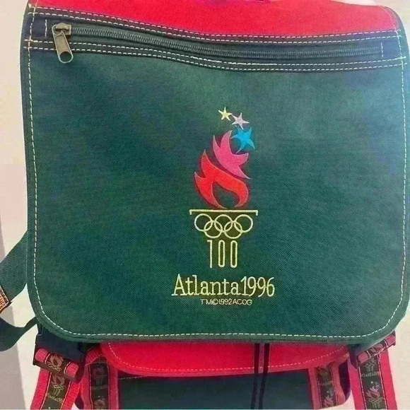 Vintage Atlanta 1996 Olympics 100th Anniversary Backpack - Picture 5 of 16